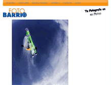 Tablet Screenshot of fotobarrio.es